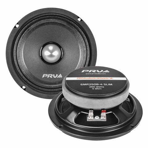 6.5" MIDRANGE BULLET SLIM LOUDSPEAKER
6MR250B-4 SLIM